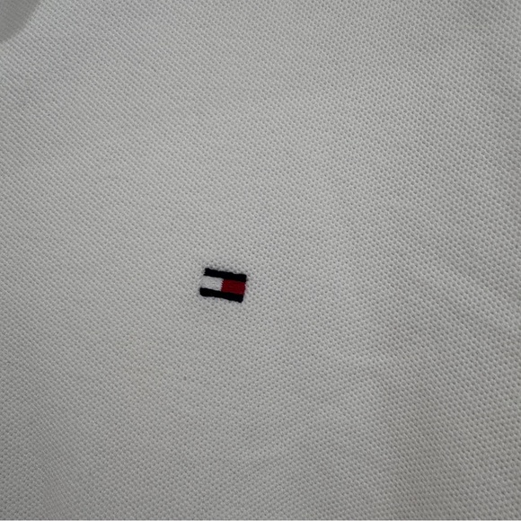 Tommy Hilfiger Men’s White Polo XL - Picture 3 of 4